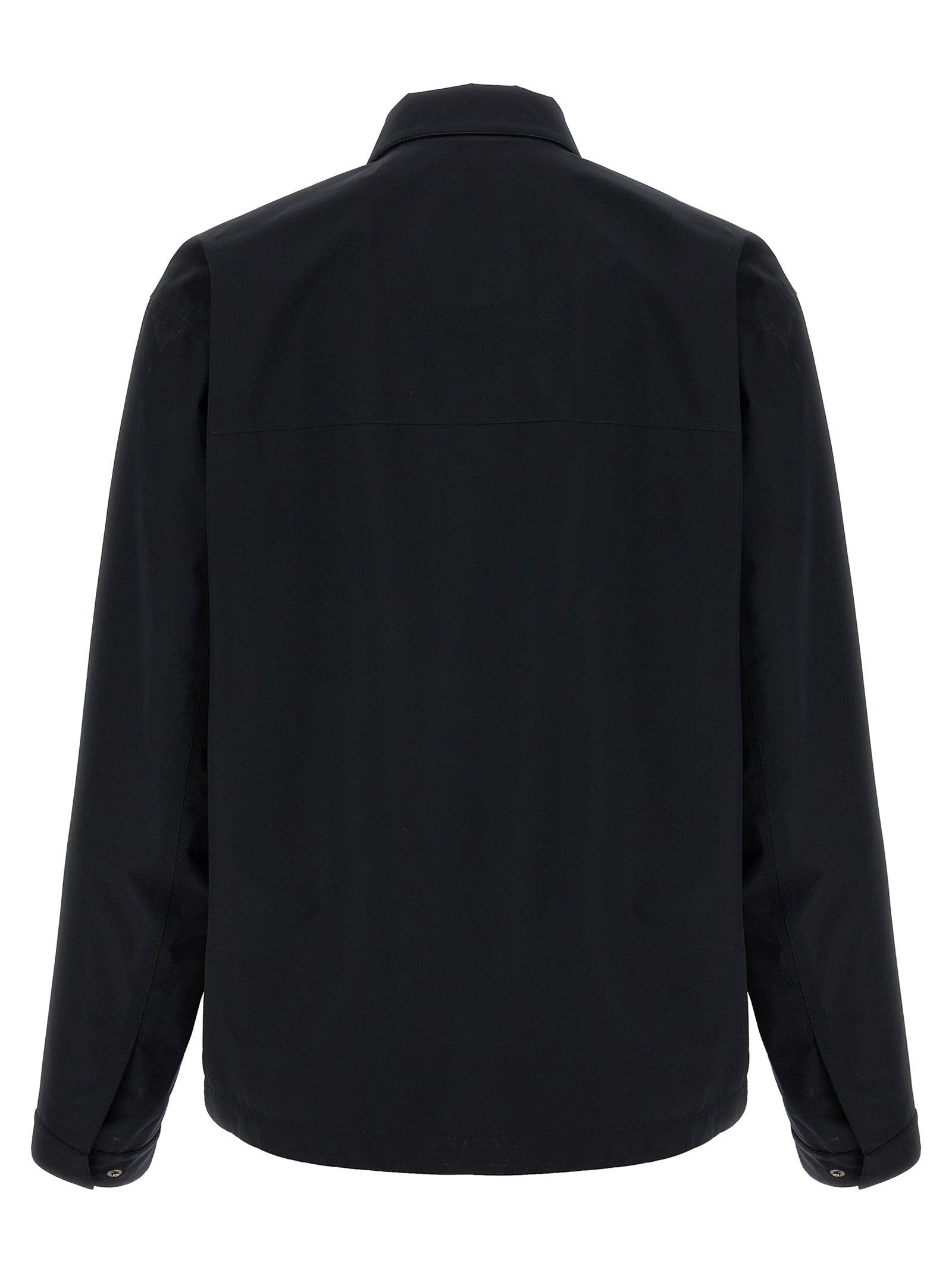Black Polyester Shell Jacket