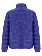 Blue Polyamide Full-Length Jacket