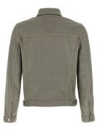 Gray Cotton Denim Jacket