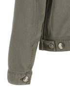 Gray Cotton Denim Jacket