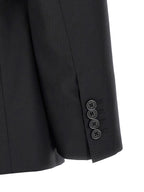 Black Virgin Wool Two-Piece Suit