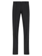 Black Virgin Wool Two-Piece Suit