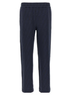 Blue Polyester Joggers (Workout Pants)
