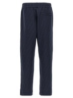 Blue Polyester Joggers (Workout Pants)