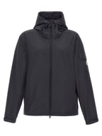 Black Polyester Shell Jacket