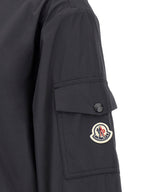 Black Polyester Shell Jacket