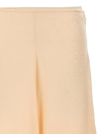 Multicolor Silk Midi Skirt
