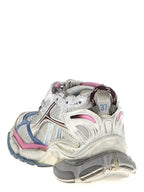 Multicolor Polyethylene Athletic Sneakers