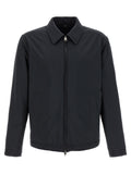 Blue Polyester Shell Jacket