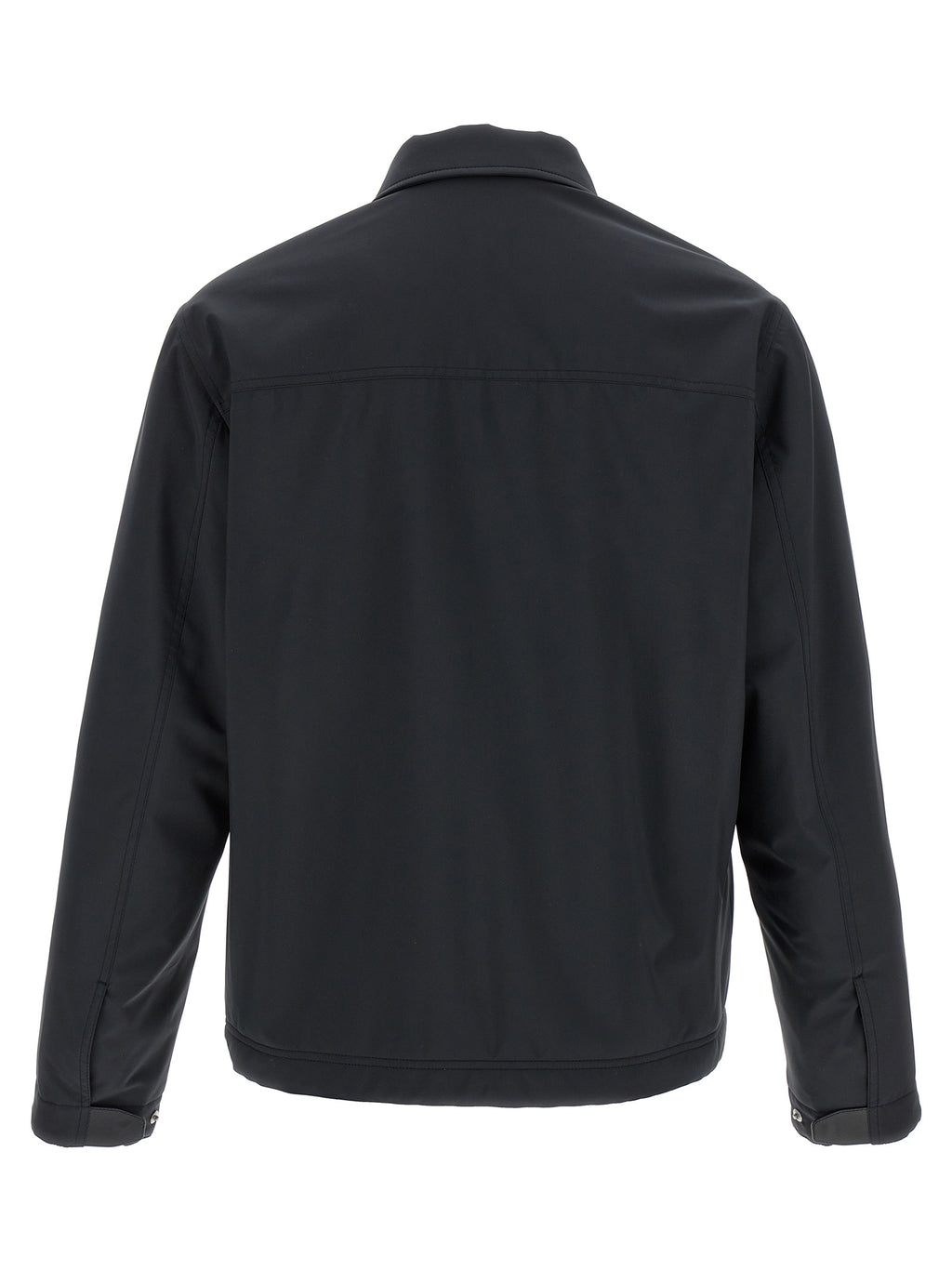Blue Polyester Shell Jacket