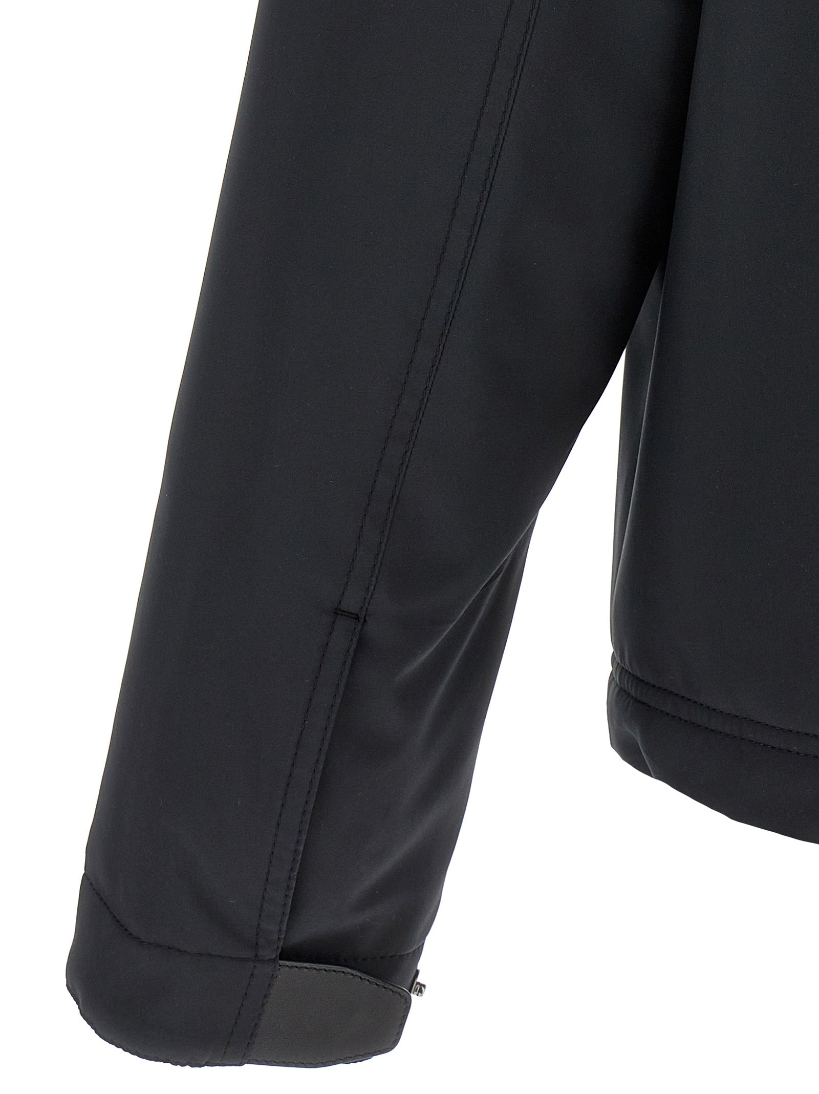 Blue Polyester Shell Jacket