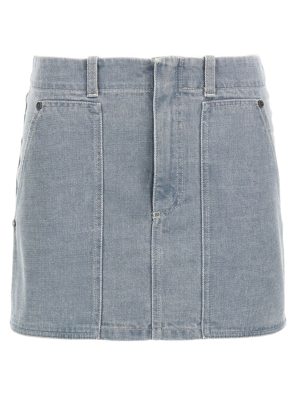 Gray Cotton Long Skirt