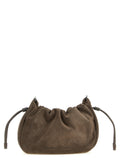 Brown Calfskin Crossbody Bag