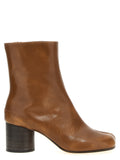 Brown Calfskin Ankle Boots