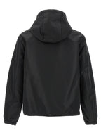 Black Polyester Shell Jacket
