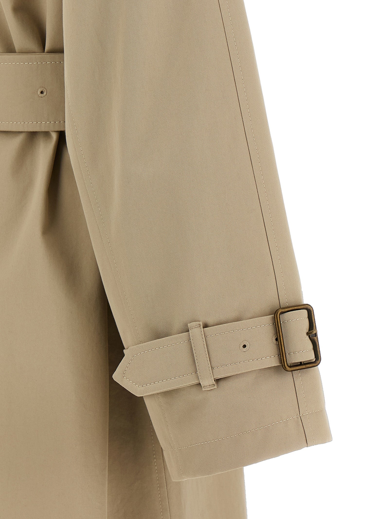 Beige Cotton Coat