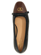 Multicolor Calfskin Ballet Flats