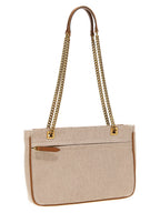 Beige Cotton Tote Bag