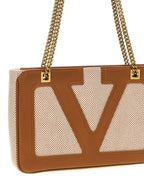 Beige Cotton Tote Bag