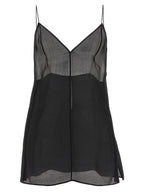 Black Silk Tank Tops
