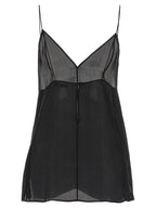 Black Silk Tank Tops