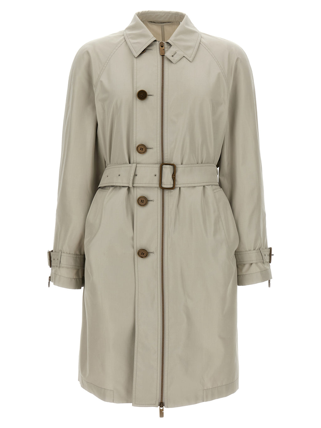 Gray Satin Coat