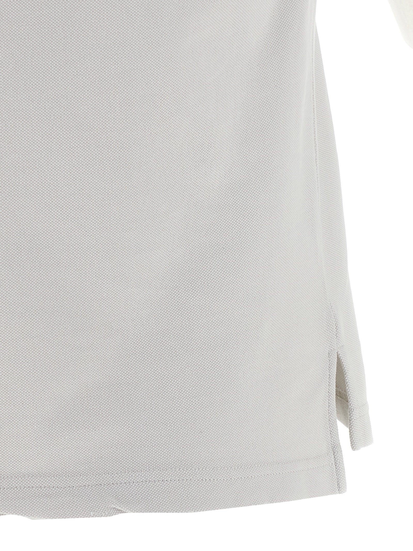Gray Cotton Polo Shirt