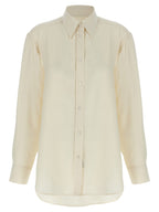 White Silk Blouse