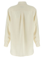 White Silk Blouse