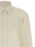 White Silk Blouse