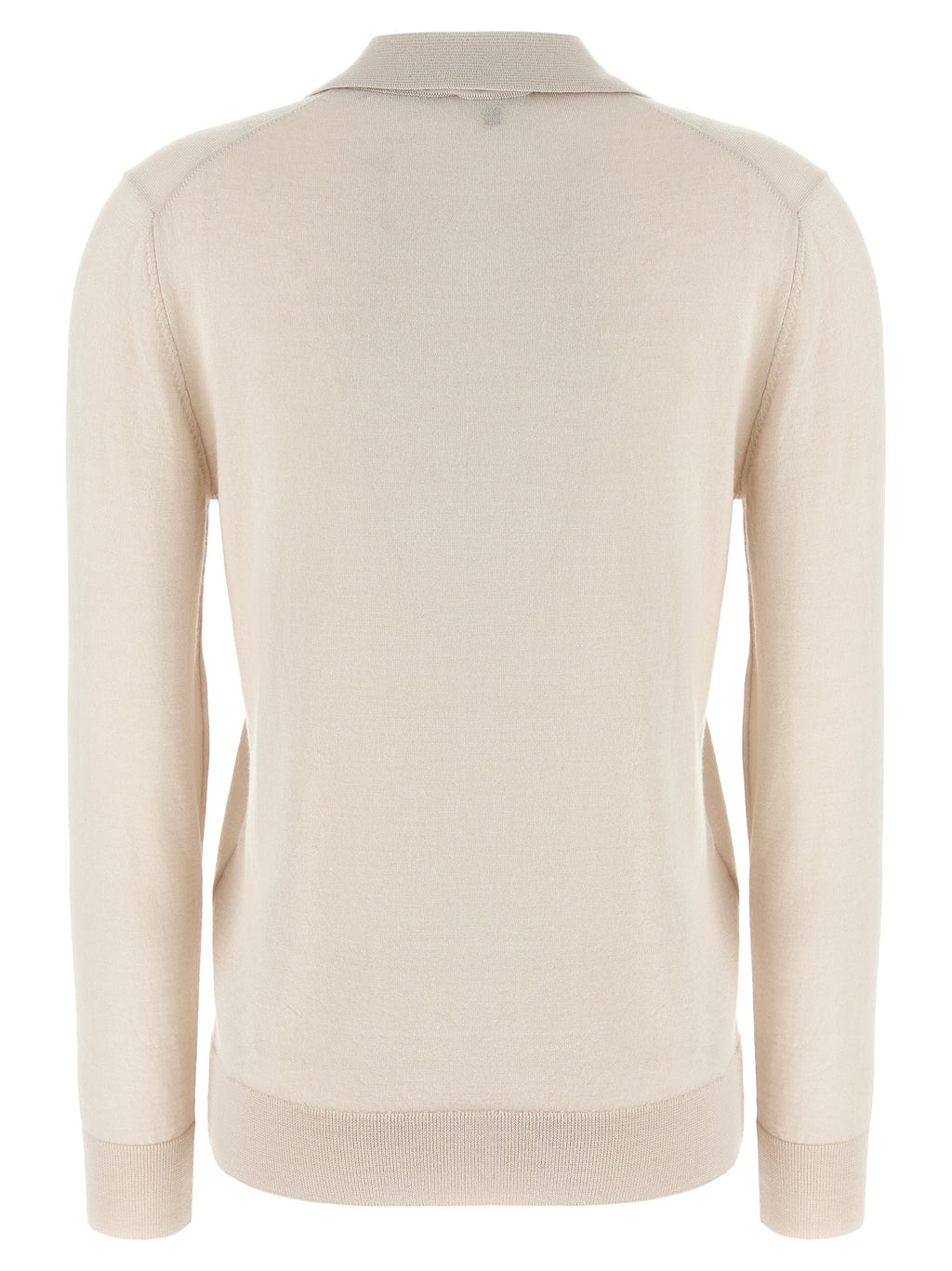 Beige Cashmere Polo Shirt