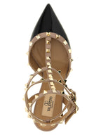 Multicolor Lamb Leather Mid Heel Pumps