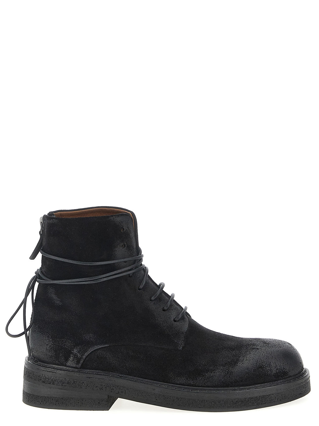 Black Cotton Chelsea Boots