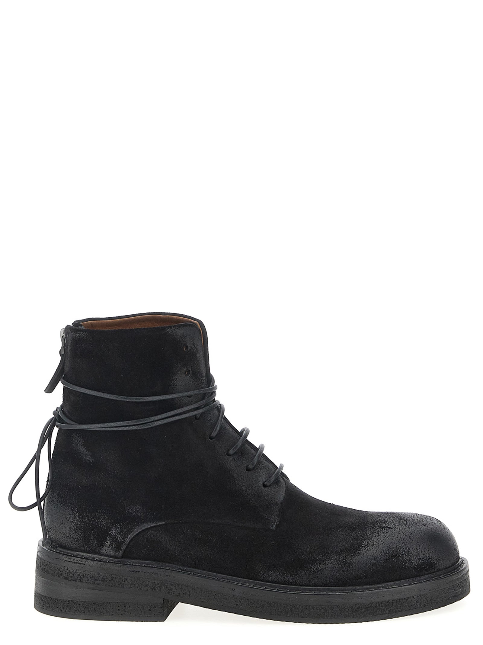 Black Cotton Chelsea Boots