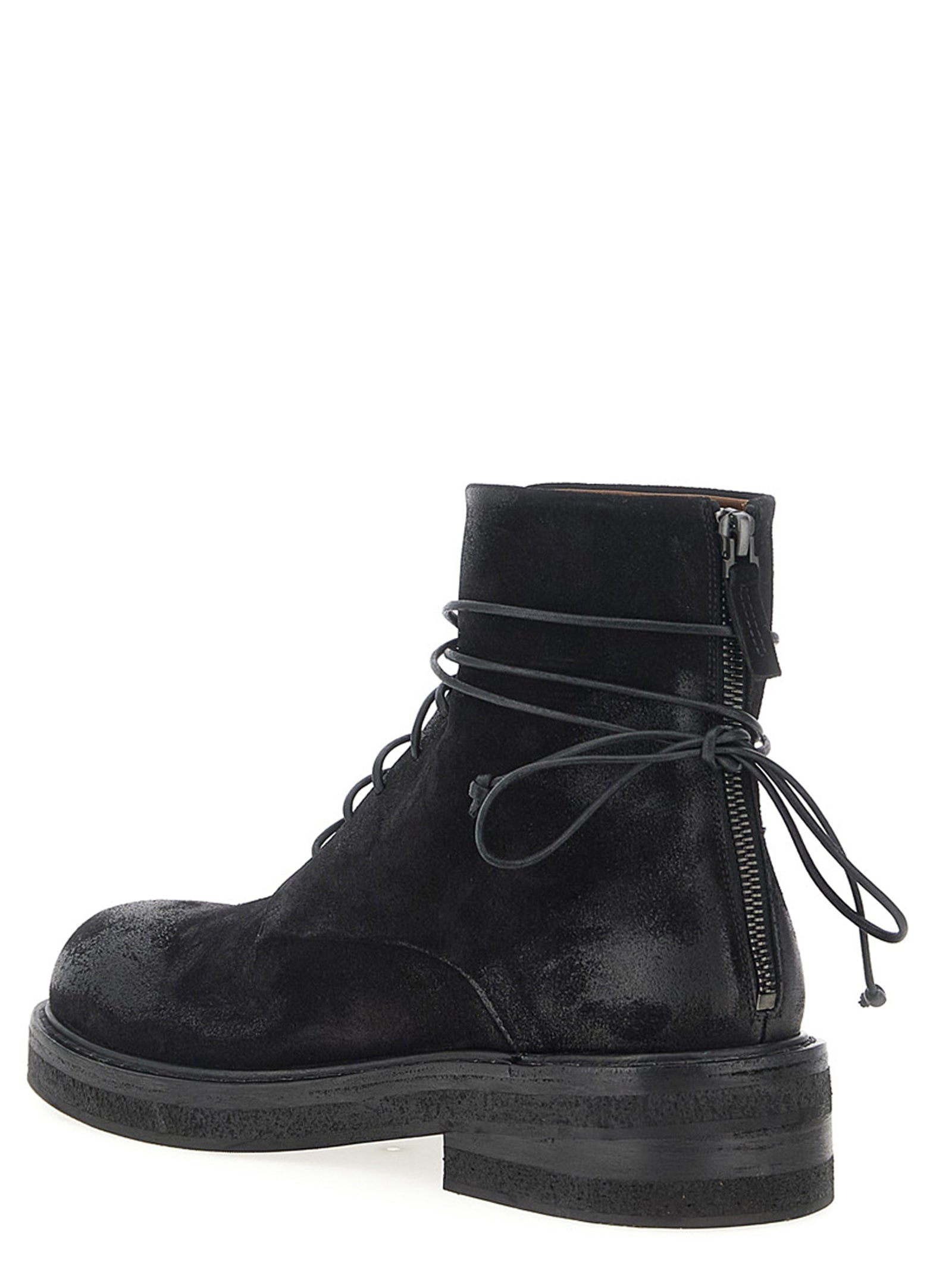 Black Cotton Chelsea Boots