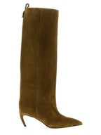 Bicolor Goatskin Over The Knee