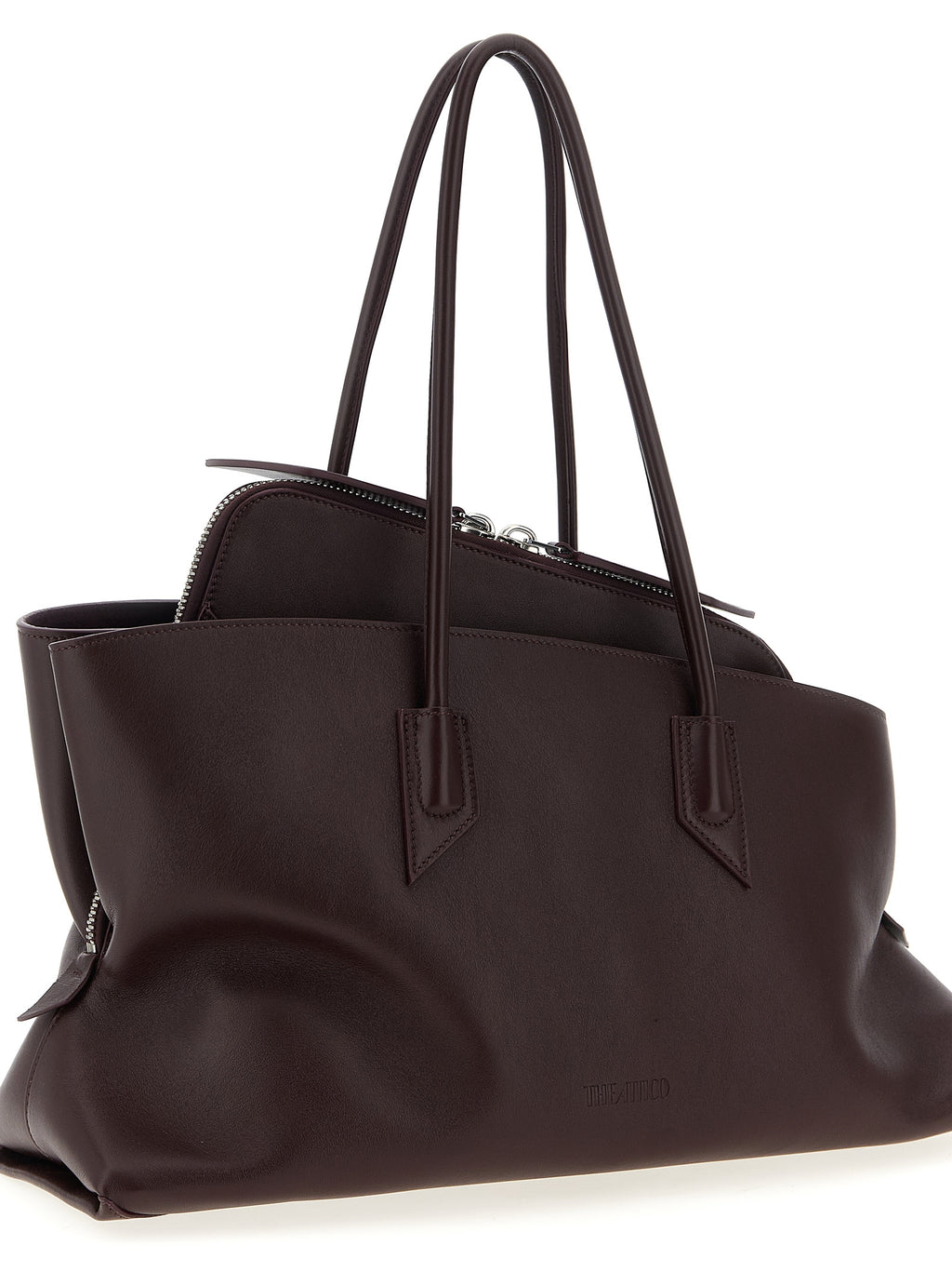 Purple Calfskin Shoulder Bag