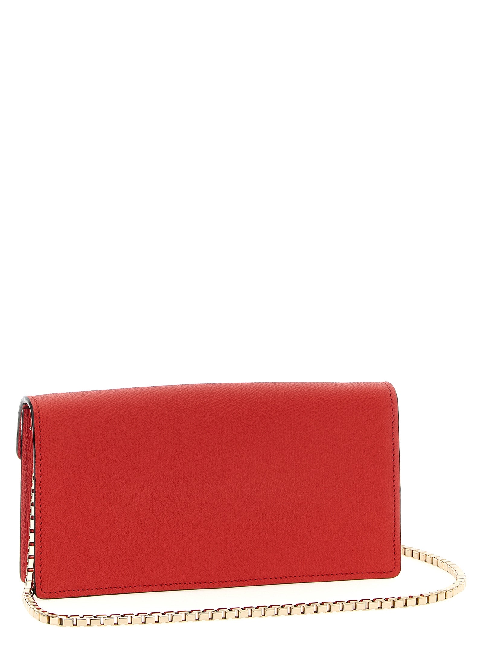 Multicolor Calfskin Clutch Bag