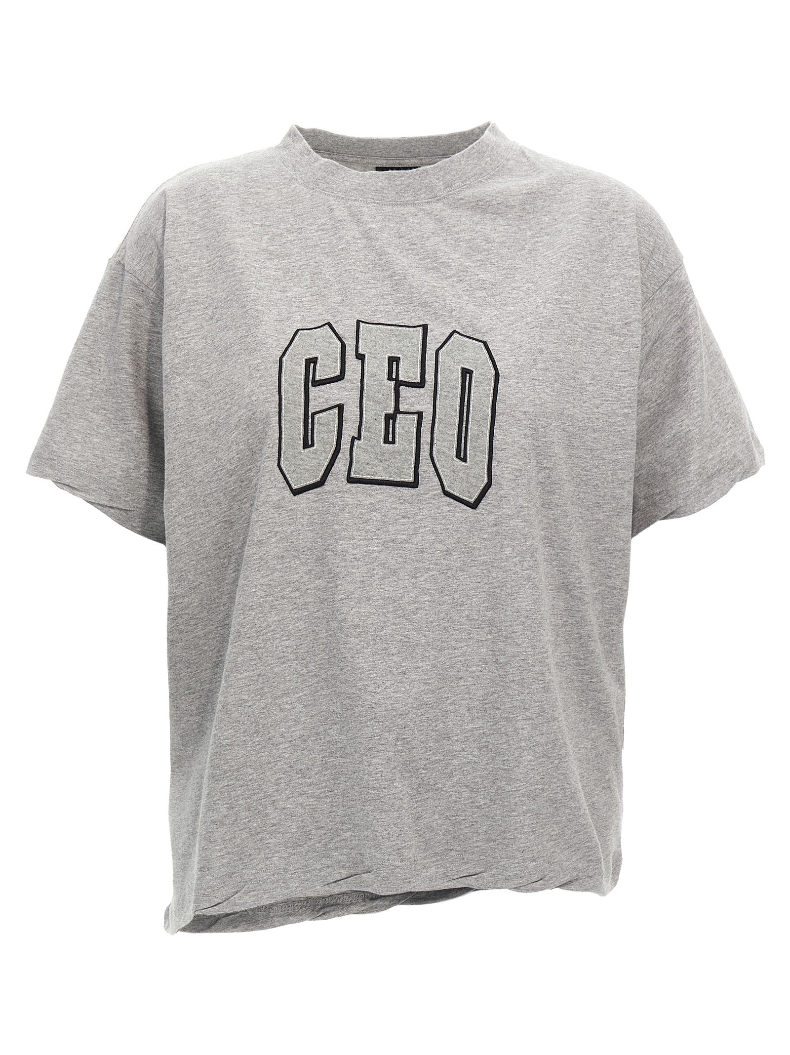 Gray Cotton T-Shirt