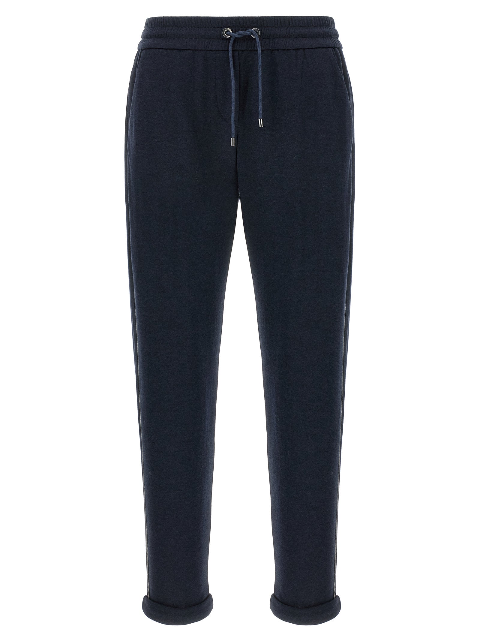 Blue Cotton Joggers (Workout Pants)