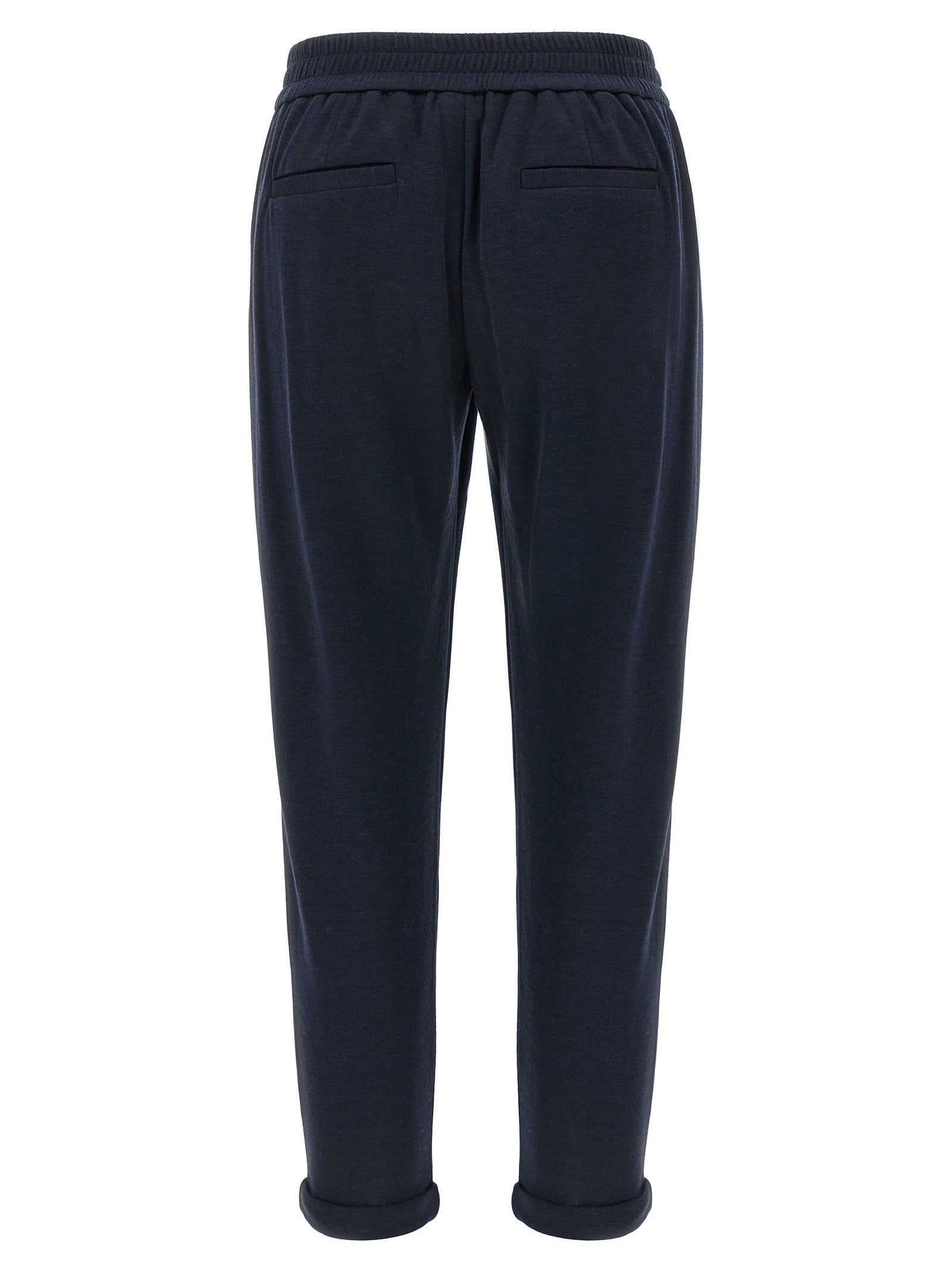 Blue Cotton Joggers (Workout Pants)