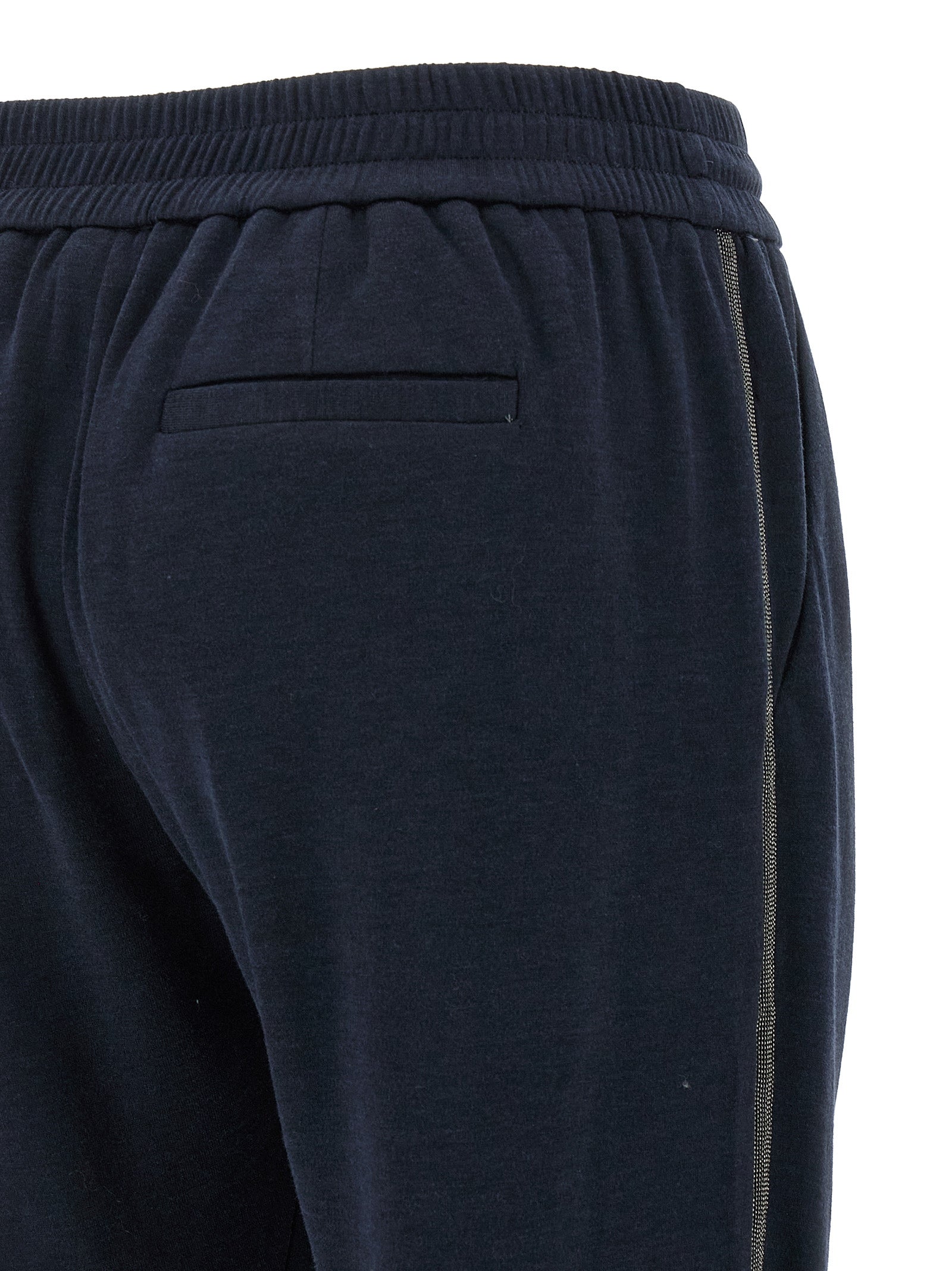 Blue Cotton Joggers (Workout Pants)