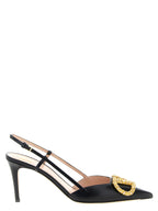 Black Calfskin High Heel Pumps