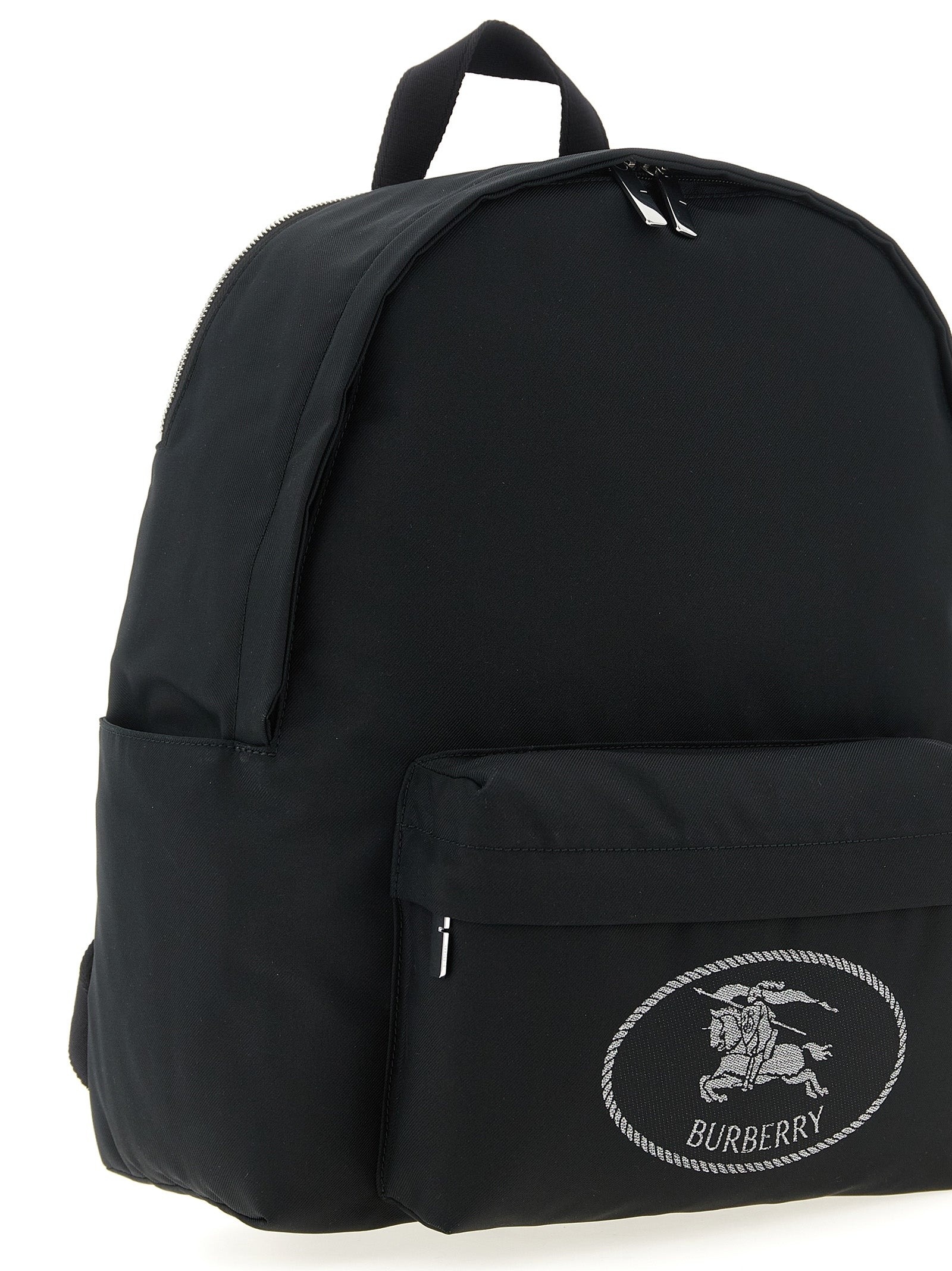 Black Polyester Backpack