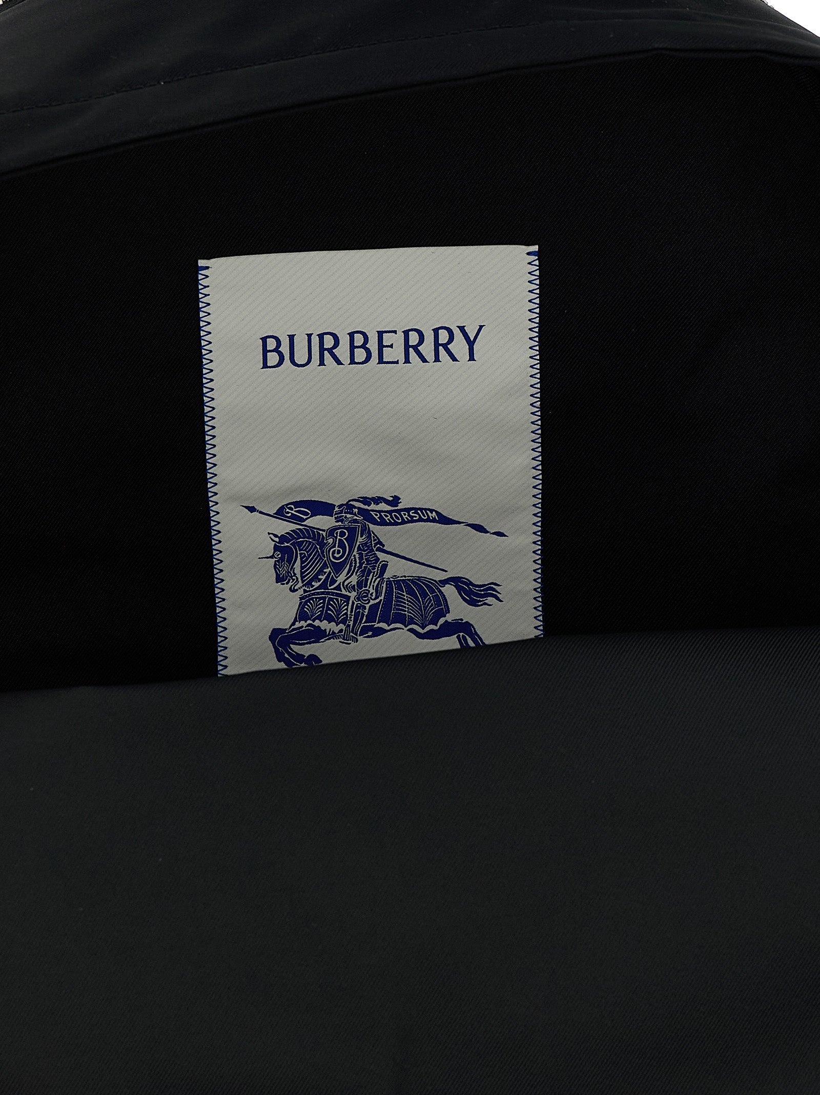 Black Polyester Backpack