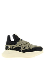 Black Calfskin Athletic Sneakers