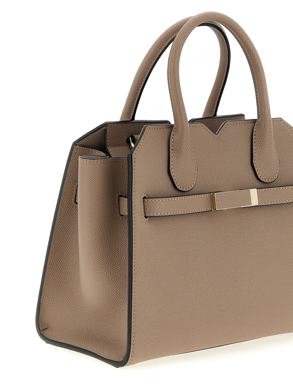 Beige Calfskin Handbag