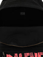 Black Cotton Backpack