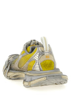 Bicolor Polyethylene Athletic Sneakers