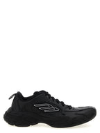 Black Calfskin Athletic Sneakers